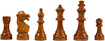 WE Games Weighted English Staunton Wood Chess Pieces in Box, 3.75 Inch King