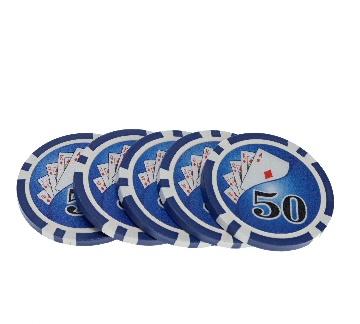 WE Games Numbered Poker Chip, Set of 25