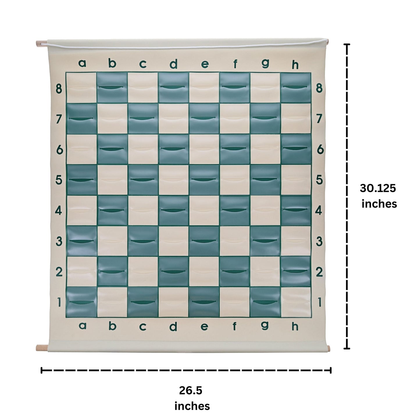 WE Games Chess Teaching Demonstration Board, Pieces Included, 27 in.