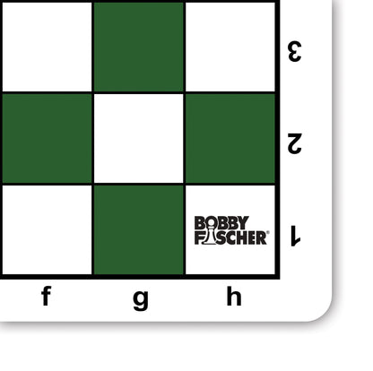 Bobby Fischer Tournament Roll Up Travel Chess Board - 20 inches - Mousepad Style