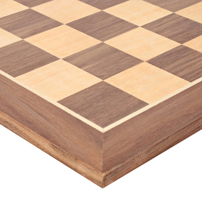 WE Games Classic Walnut Chess Board - 12 in.
