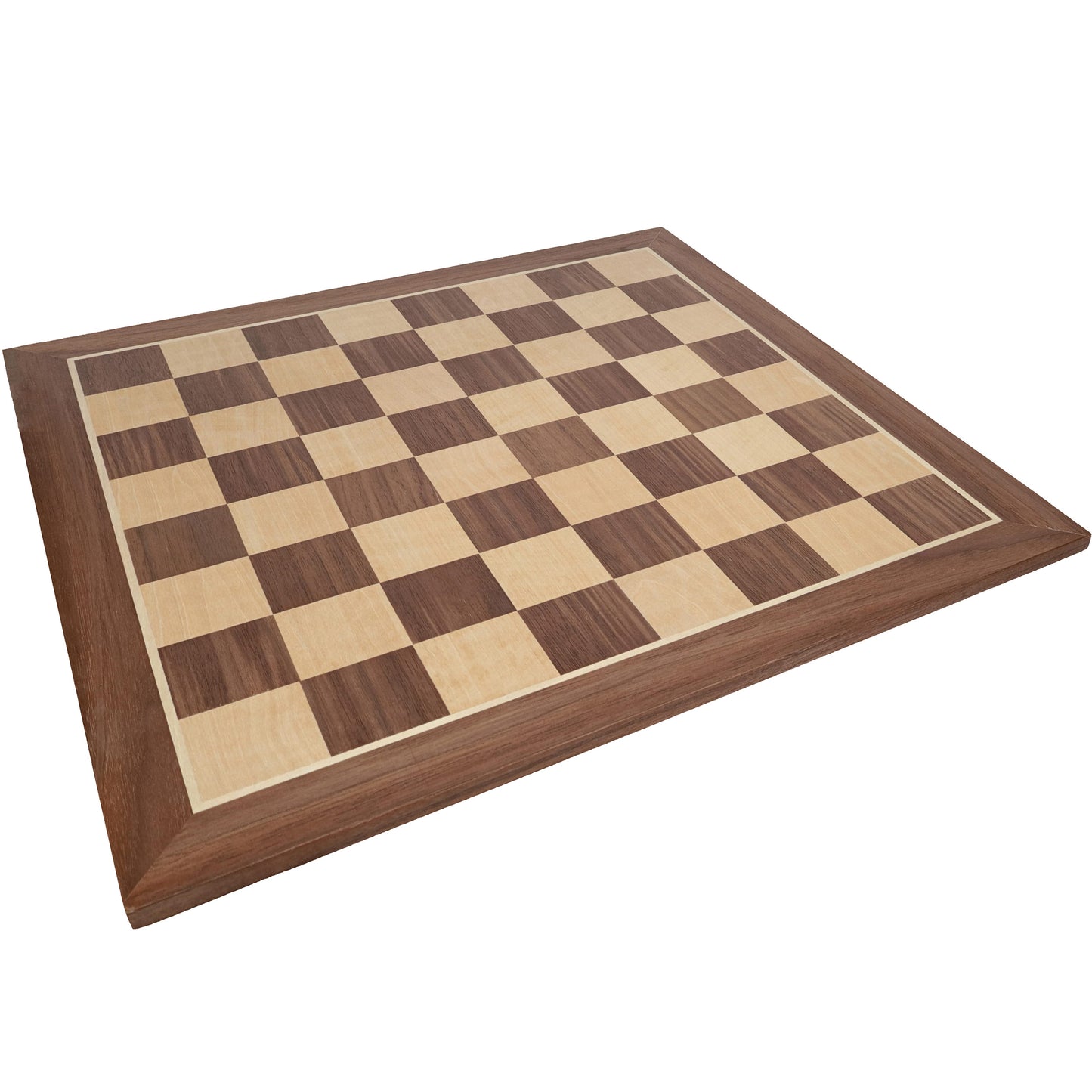 WE Games Classic Walnut Chess Board - 12 in.