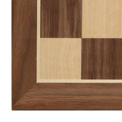 WE Games Classic Walnut Chess Board - 14.75 in.