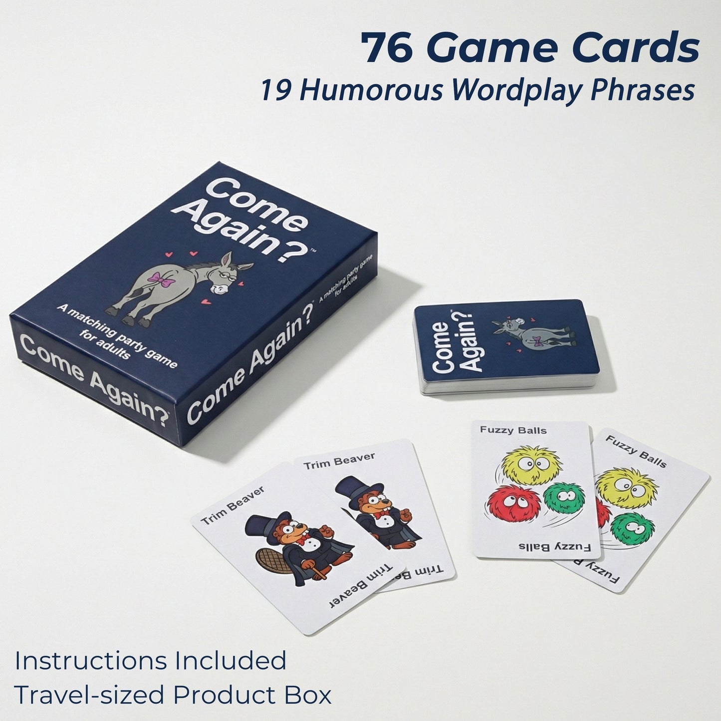 TDC Games Come Again? Adult Themed Matching Party Game