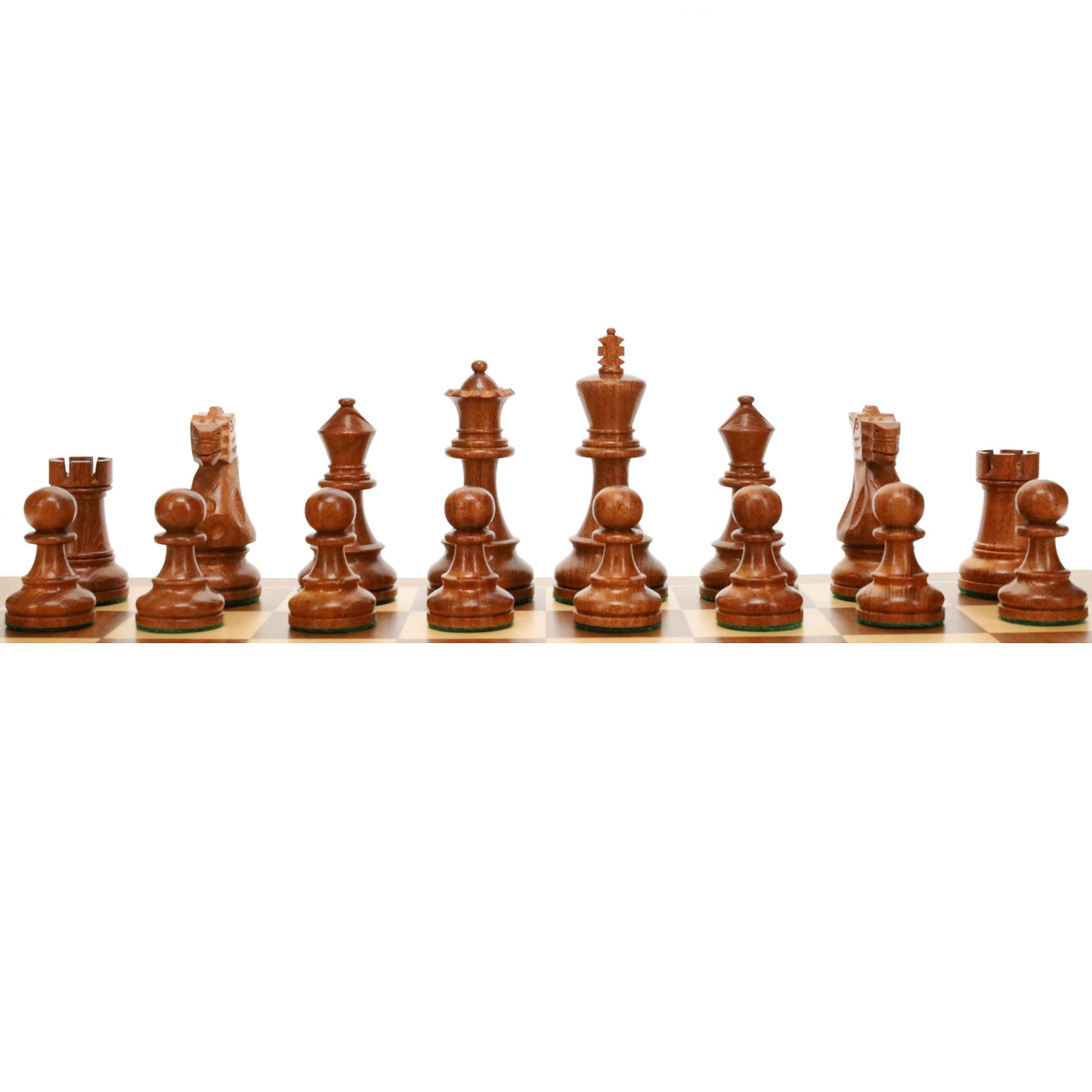 WE Games English Staunton Chess Pieces, Weighted with 4 in. King