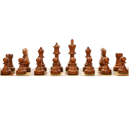 WE Games English Staunton Chess Pieces, Weighted with 4 in. King