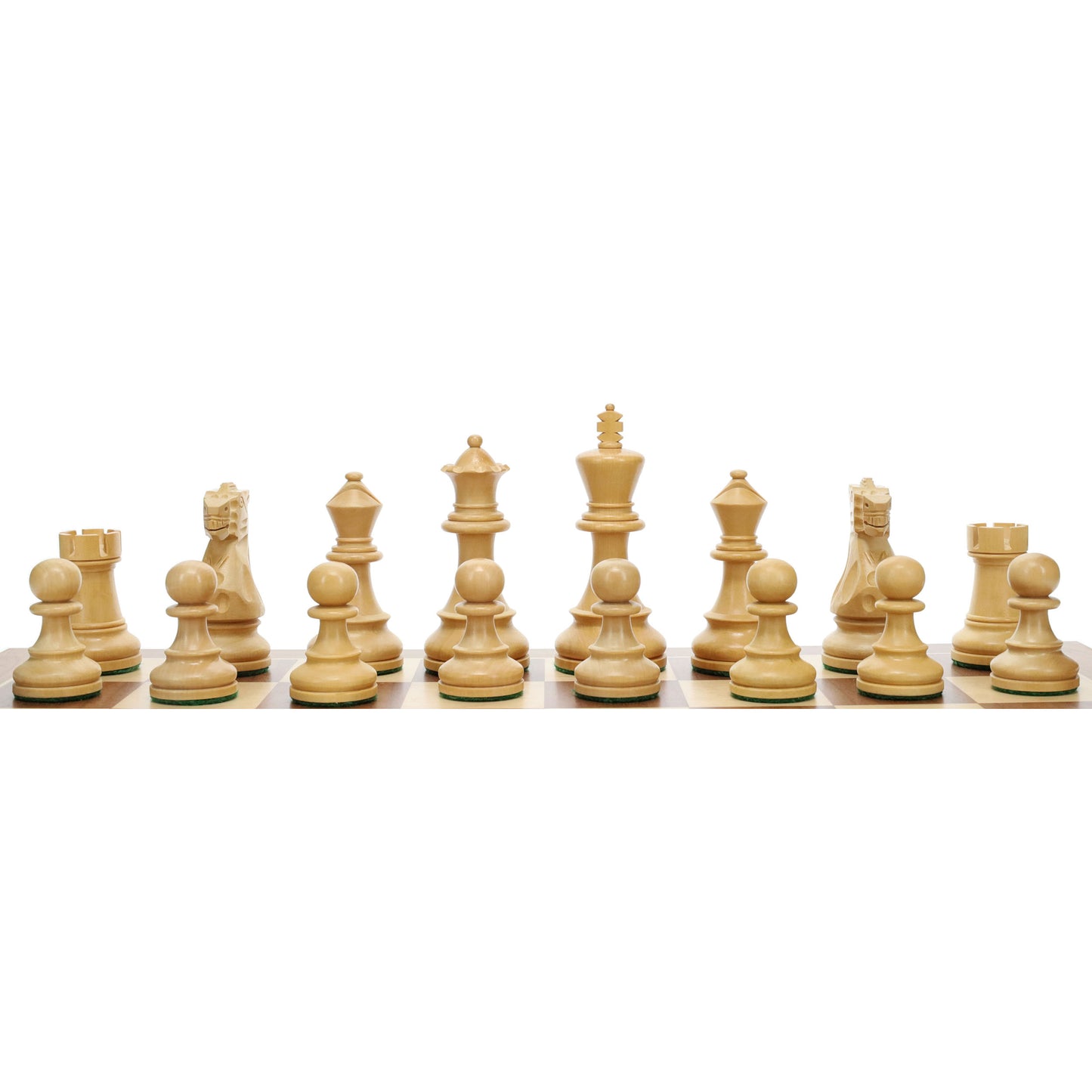 WE Games English Staunton Chess Pieces, Weighted with 4 in. King