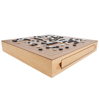 WE Games Wood GO Set with Pull Out Drawers -12 in.