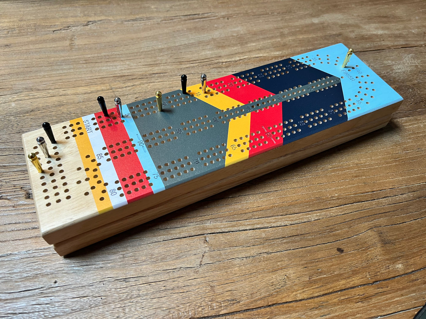 Pacific Shore Games Canoe Cribbage Board