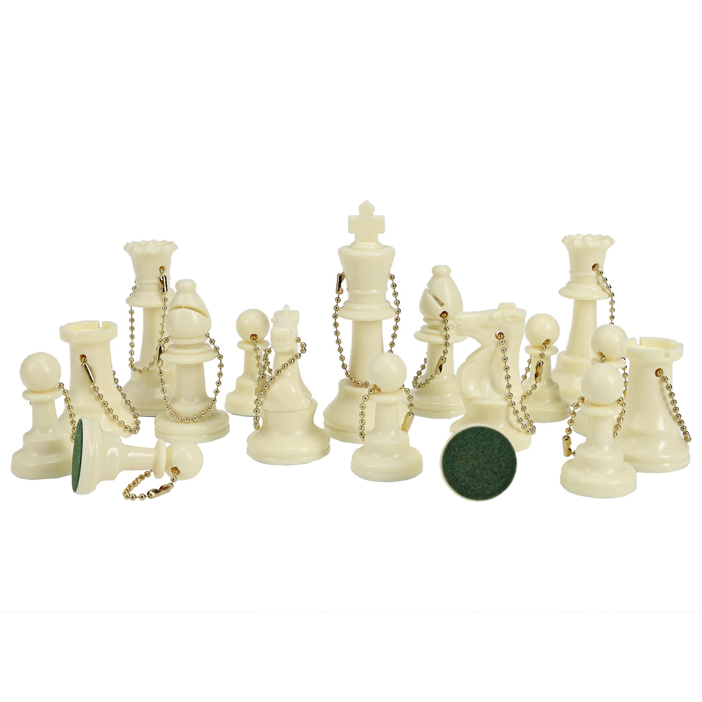 WE Games Keychain Bag Tag Chessmen - Includes 17 Pieces