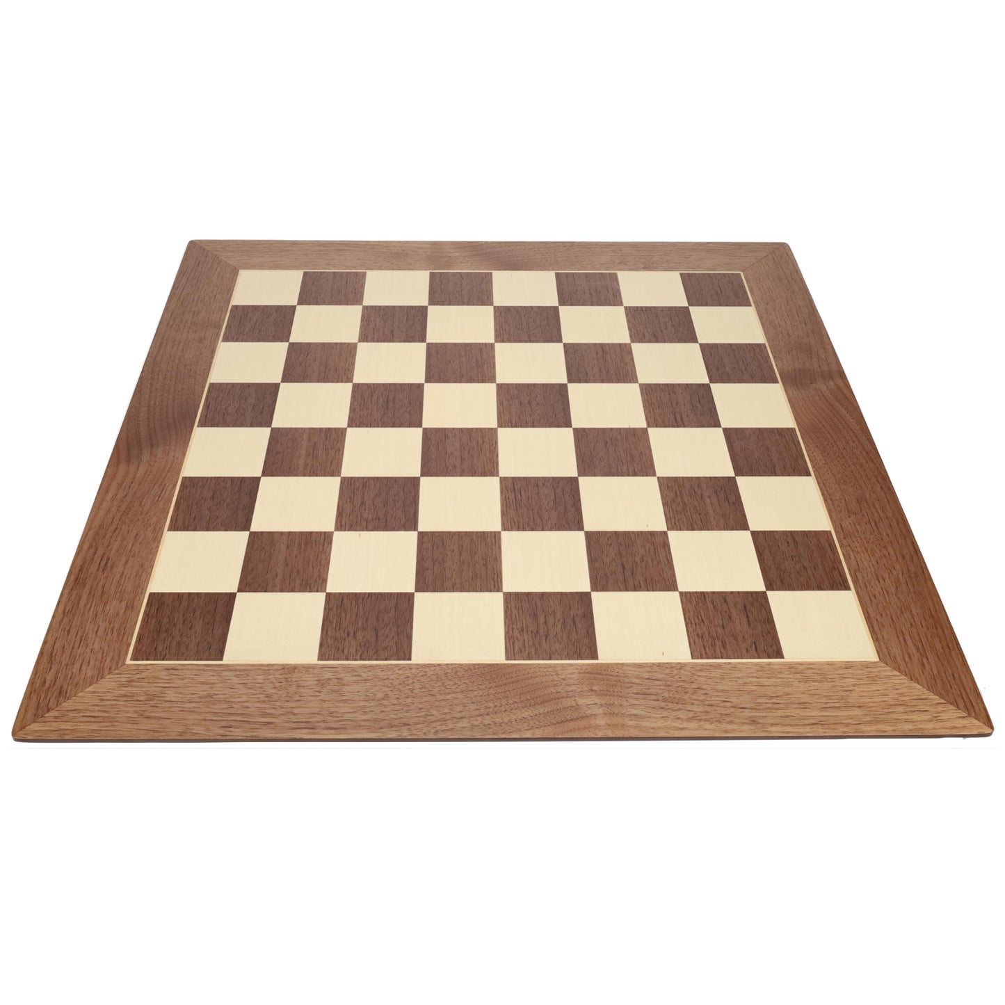 WE Games Luxury Wooden Chess Set - 21.75 inch Walnut and Sycamore Chess Board with Weighted Sheesham & Boxwood Staunton Chess Pieces