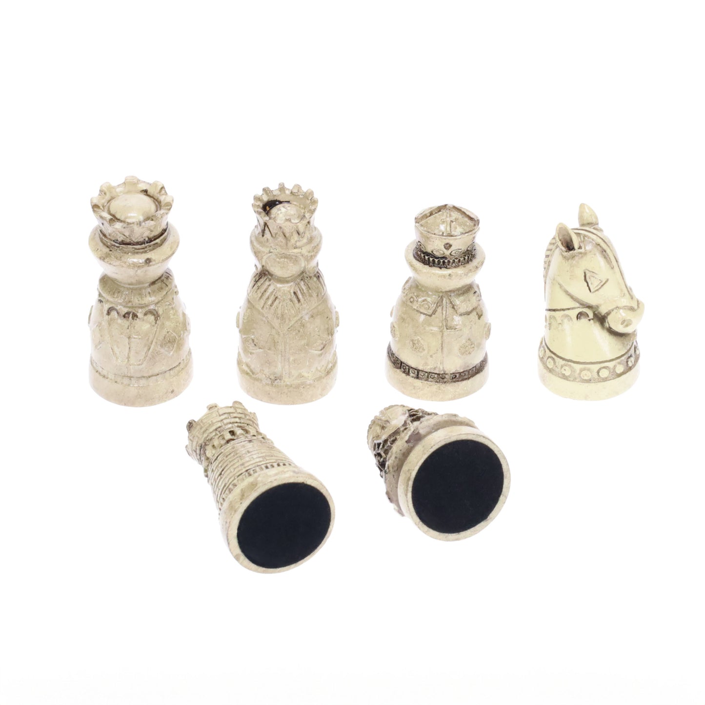 WE Games Handpainted Polystone Medieval Themed Chess Pieces, 2.5 in. King