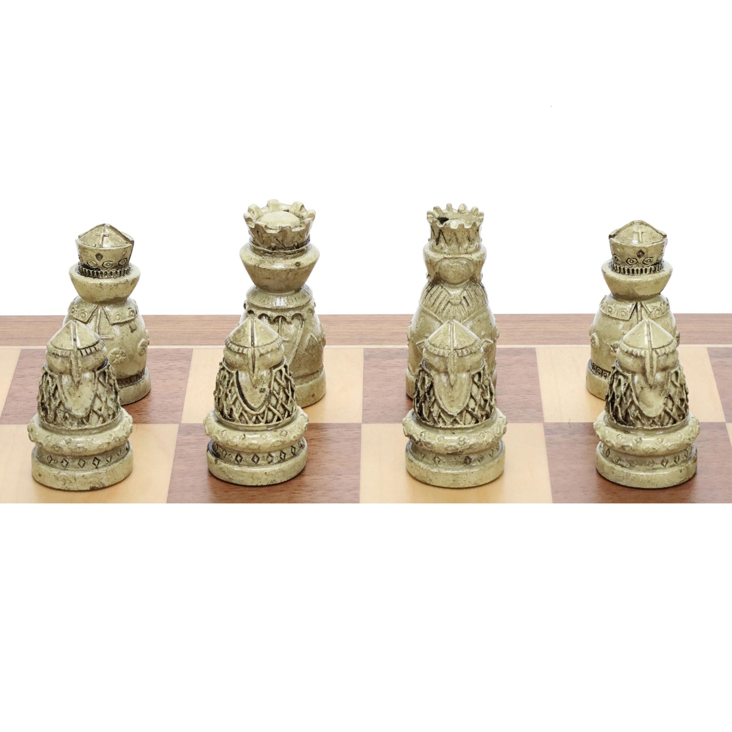 WE Games Handpainted Polystone Medieval Themed Chess Pieces, 2.5 in. King