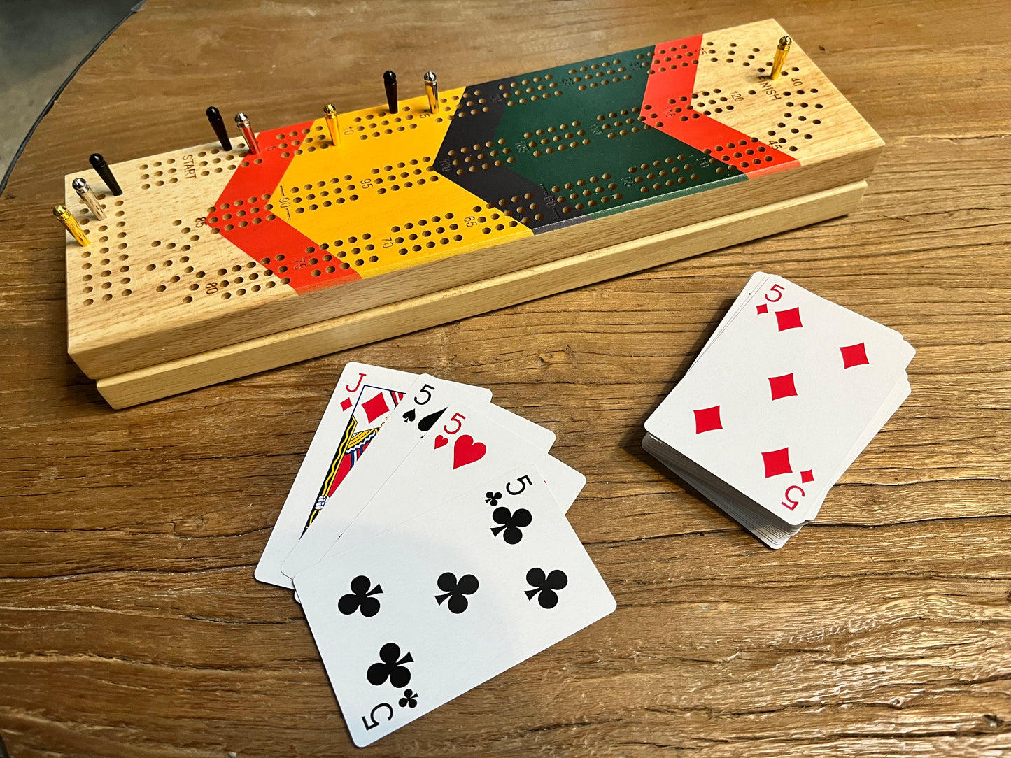 Pacific Shore Games Canoe Cribbage Board