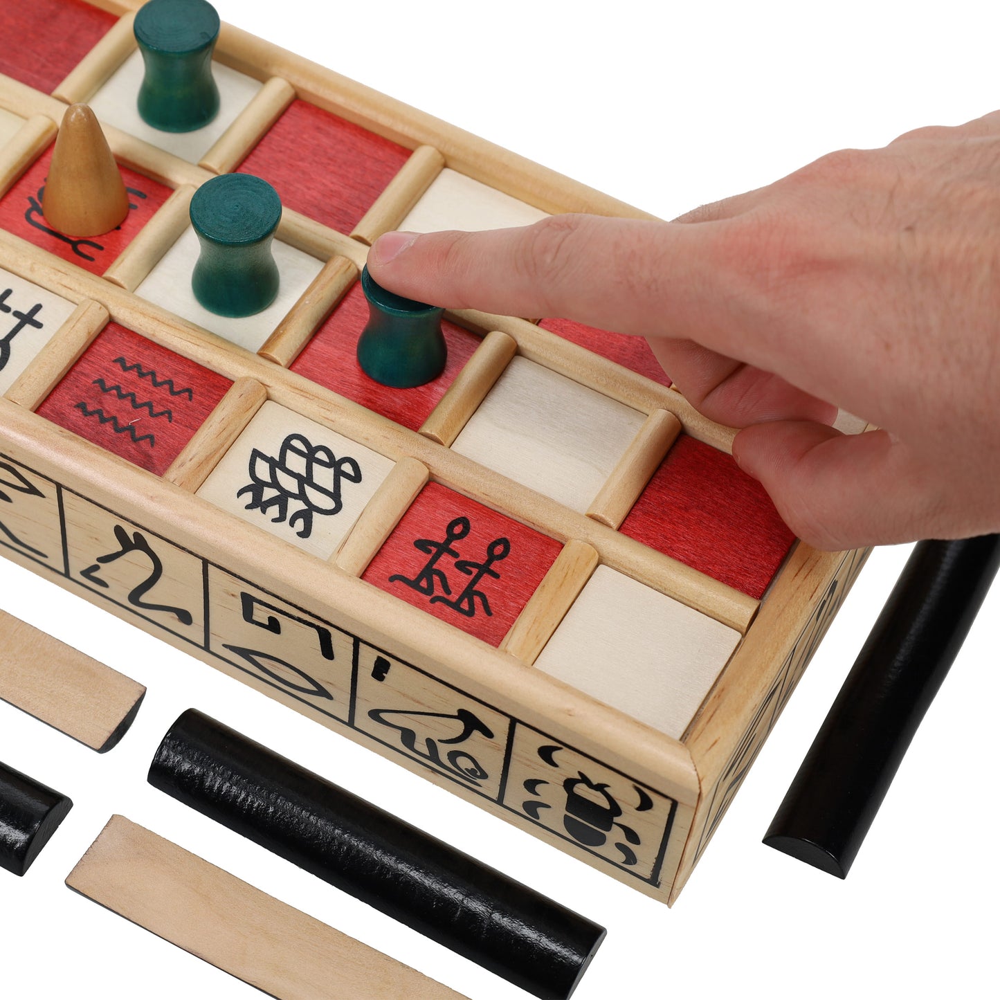 WE Games Wood Senet Game - An Ancient Egyptian Board Game