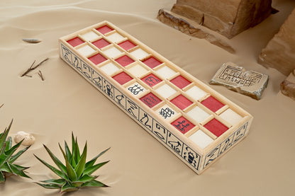 WE Games Wood Senet Game - An Ancient Egyptian Board Game