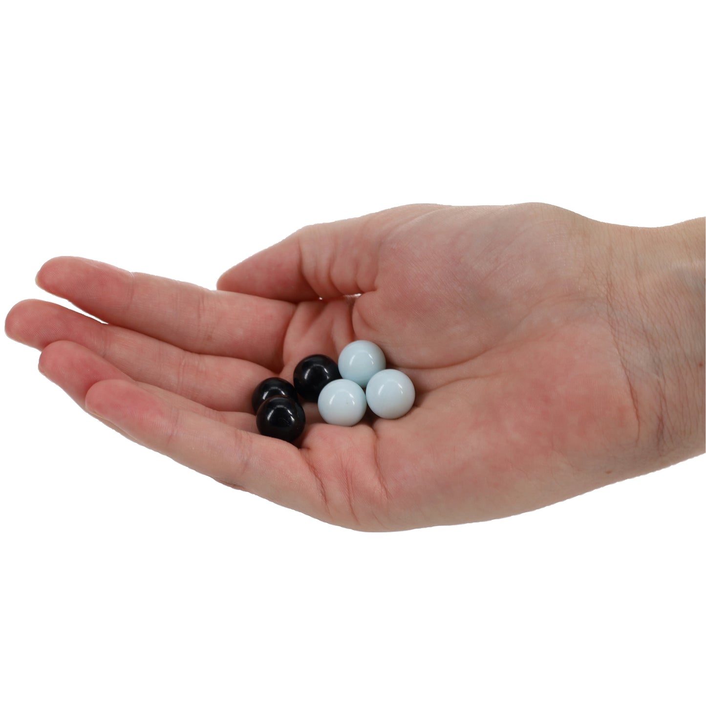 WE Games Nine Men's Morris Wooden Travel Game with Marbles - 5 inch Travel Size