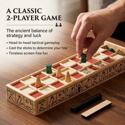 Wood Senet Game - An Ancient Egyptian Board Game