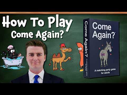 TDC Games Come Again? Adult Themed Matching Party Game – wood