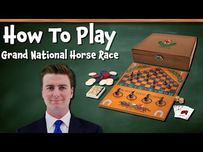 Grand National Horse Race Game in a Wooden Box