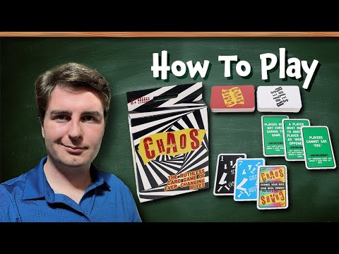 The Chaos Card Game of Everchanging Rules – wood-expressions