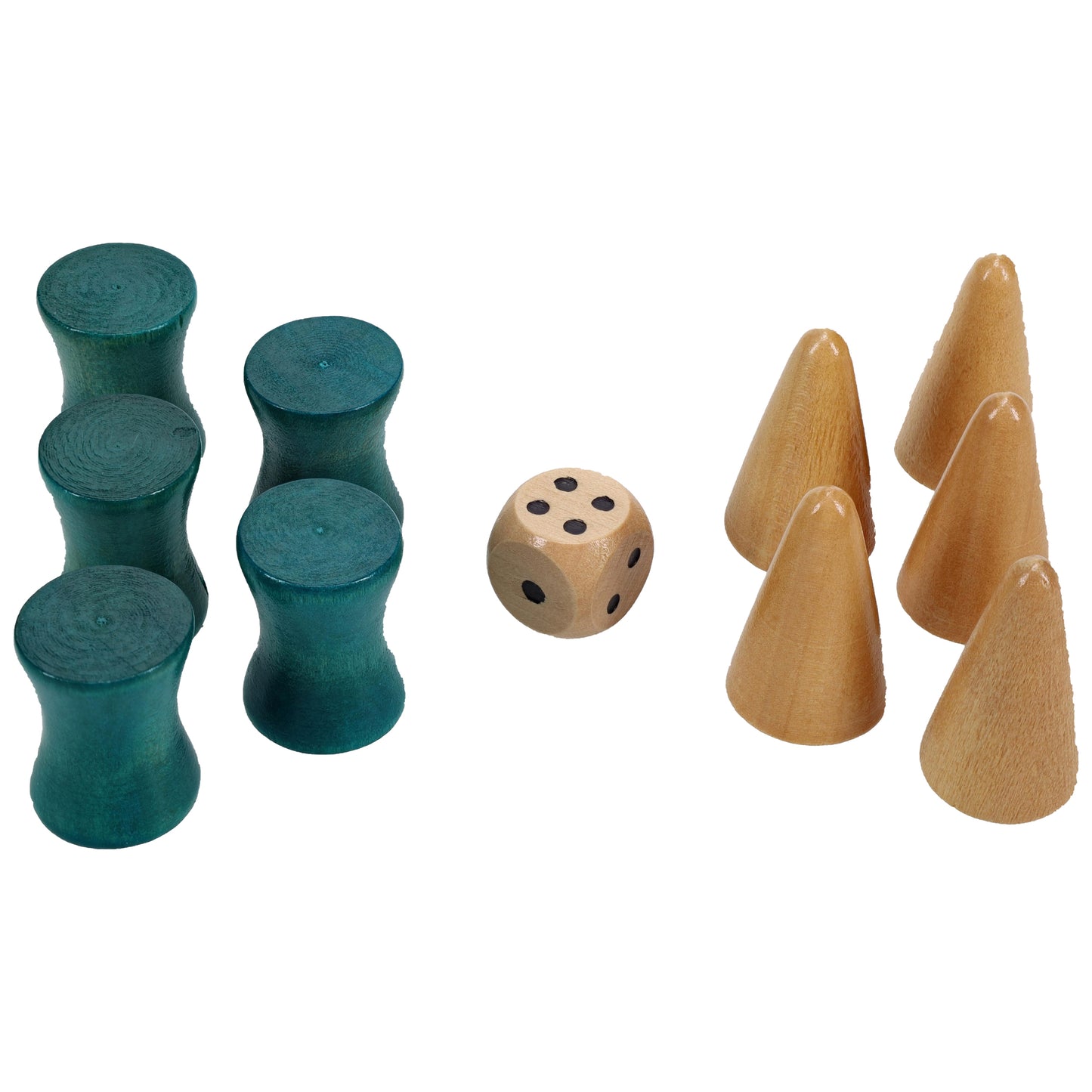 WE Games Replacement Wooden Game Pieces for Senet Board Game