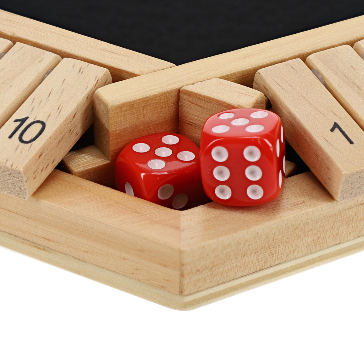 Jeu de dés Shut The Box 2 4 Joueurs Jeu de Société Classique pour Adultes Jeu de Table en Bois avec dés et Instructions Jeu de Stratégie en Maths pour Noël Jeu de dés Shut The Box 2 4 Joueurs Jeu de Société Classique pour Adultes Jeu de Table en Bois avec dés et Instructions Jeu de Stratégie en Maths pour Noël