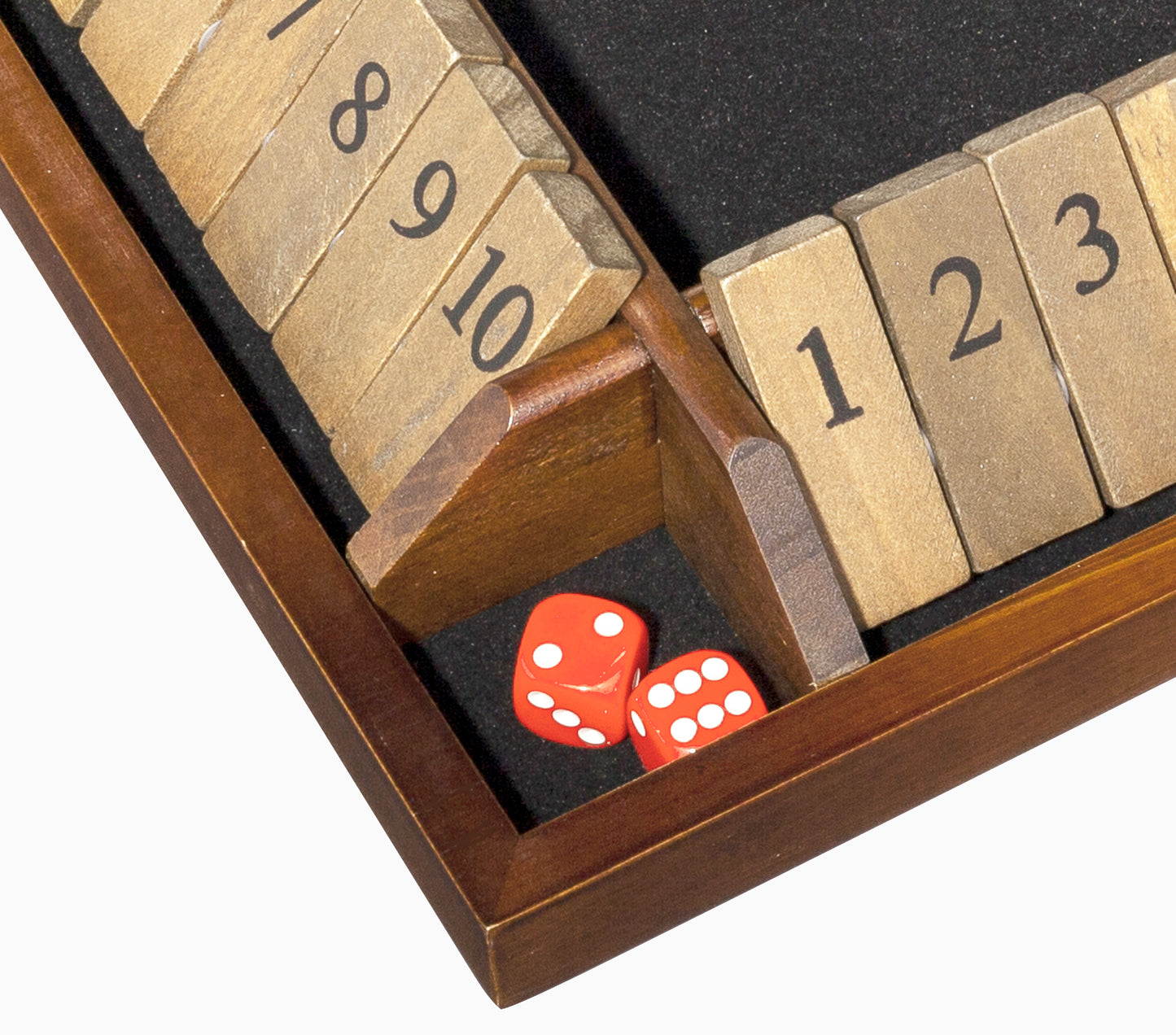 WE Games 4 Player Travel Shut The Box Board Game, 8.5 in.