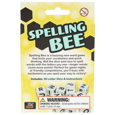 TDC Games Spelling Bee Dice Game