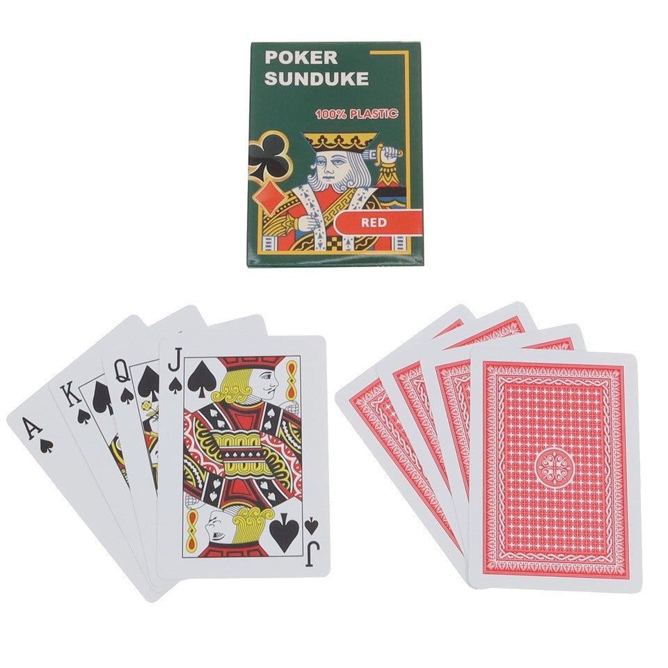 WE Games Poker Deck of Playing Cards – 100% Plastic