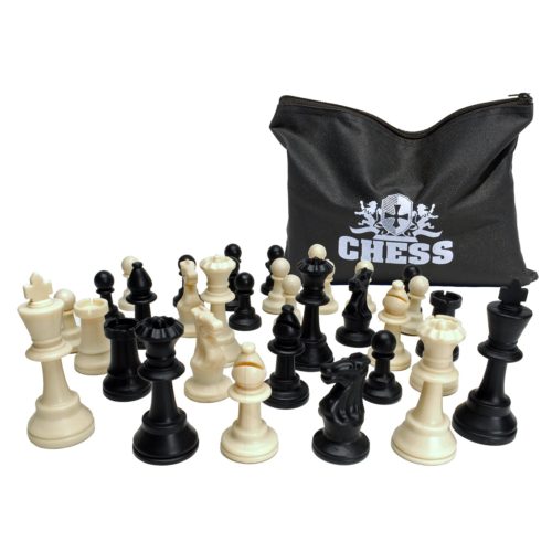 WE Games Round Wooden Travel Chess Set with Pegged Chessmen – 6 inches