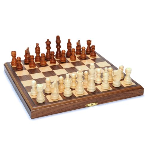 Grand English Style Chess Set with Storage Drawers – Pieces are Tournament  Sized and Hand Carved with Camphor Wood Board 19 in.