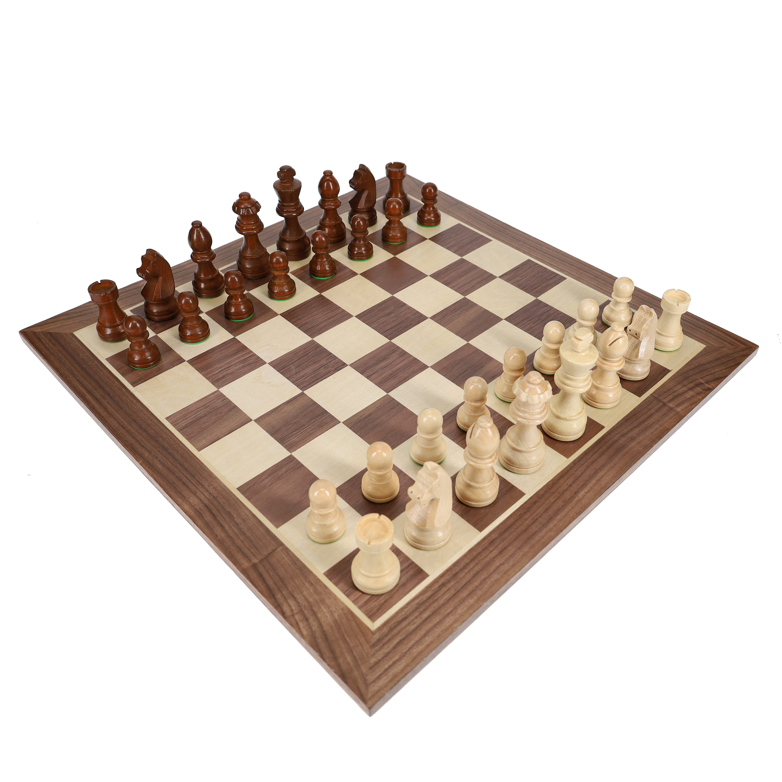 We Games French Staunton Wood Chess Pieces – Weighted – King Measures 3 In.  : Target