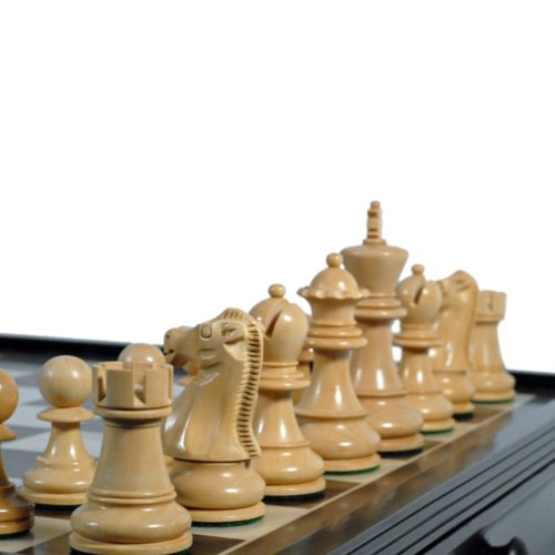 Medieval Chess Set – Polystone Pieces with a Wooden Board 15 in. – Wood  Expressions