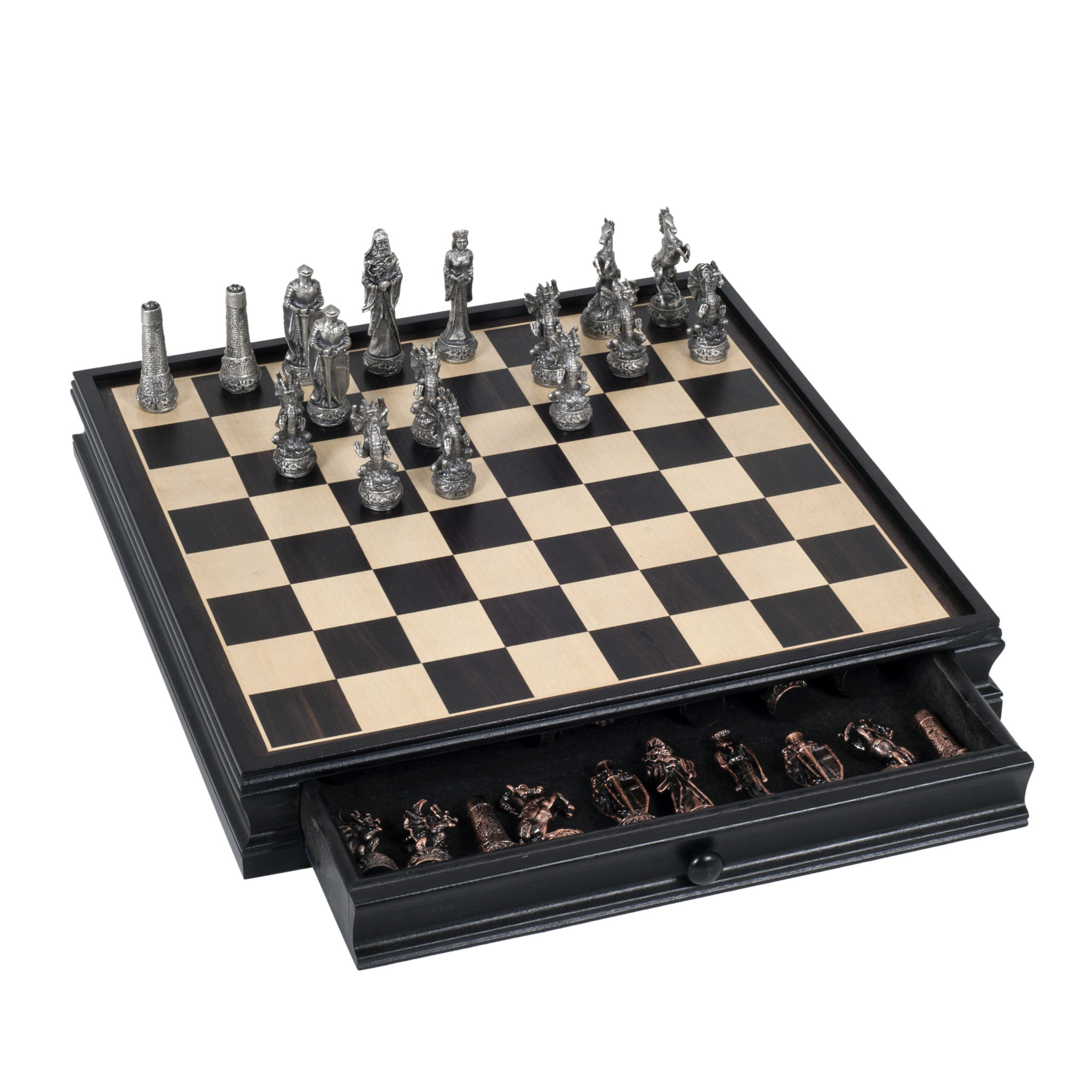 4 Player Vinyl Chess Board - 1.56 Squares