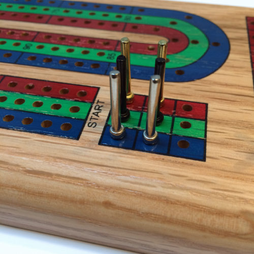 We Games 48 Standard Plastic Cribbage Pegs W/ a Tapered Design in 4 Colors for sale online 