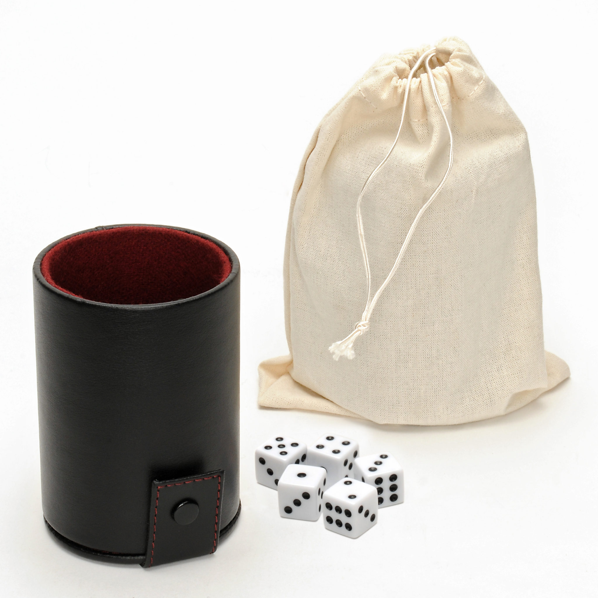 Snap-on Dice Cup And 5 Dice Game