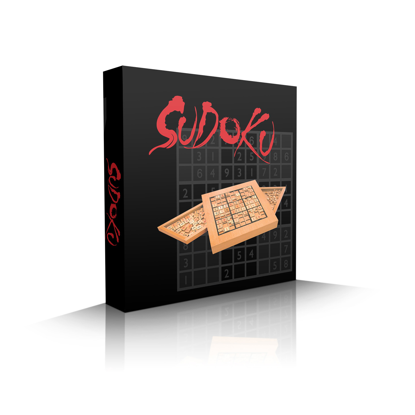Sudoku Gift Set Logica Puzzles art Wooden board Number... SUDOKU IN WOOD 