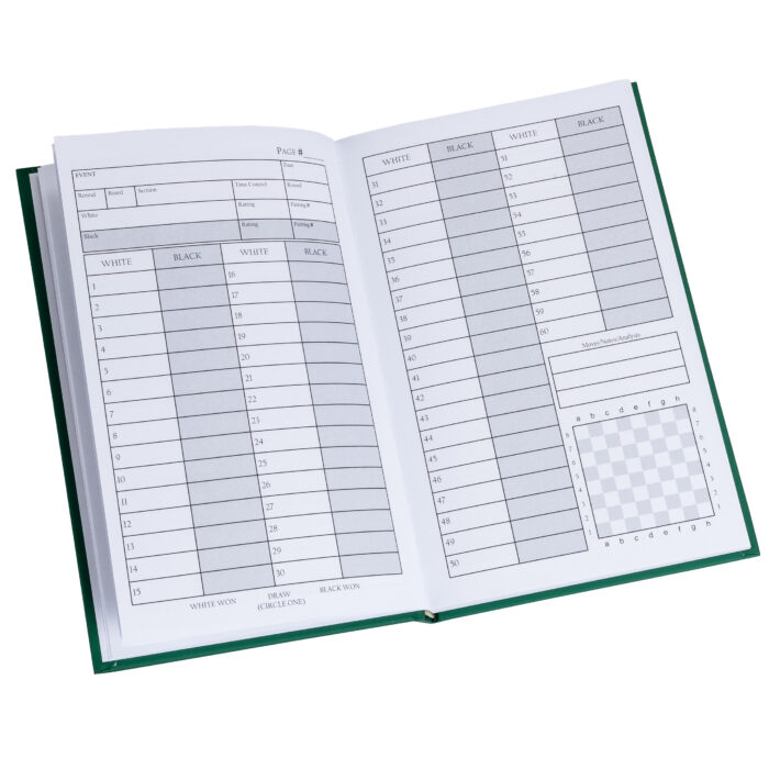Scoresheets for chess