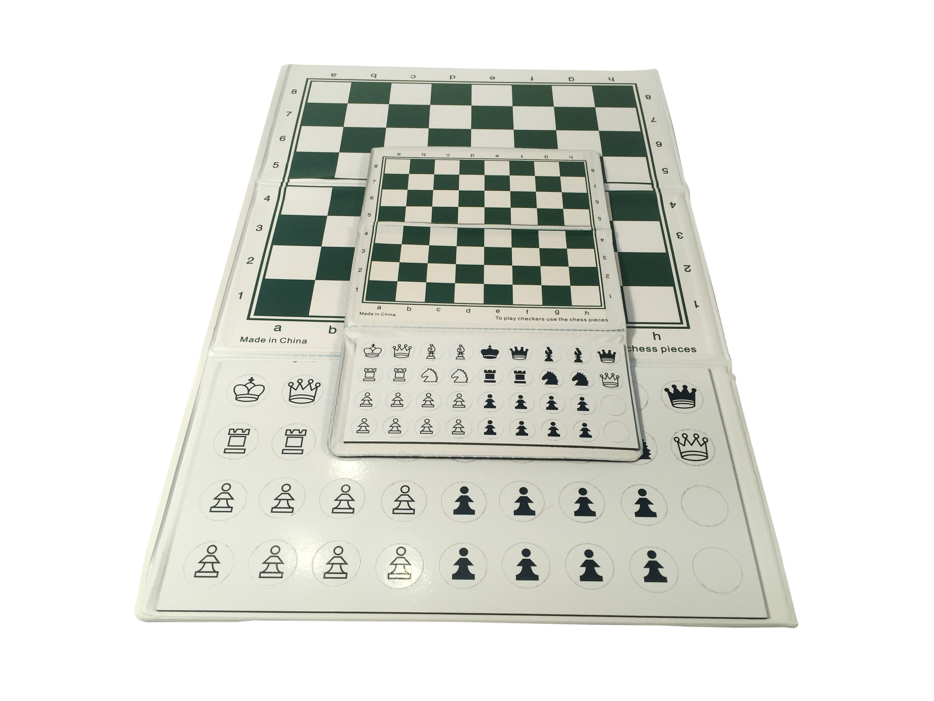WE Games Supersize Magnetic Checkbook Chess Set 10 in.