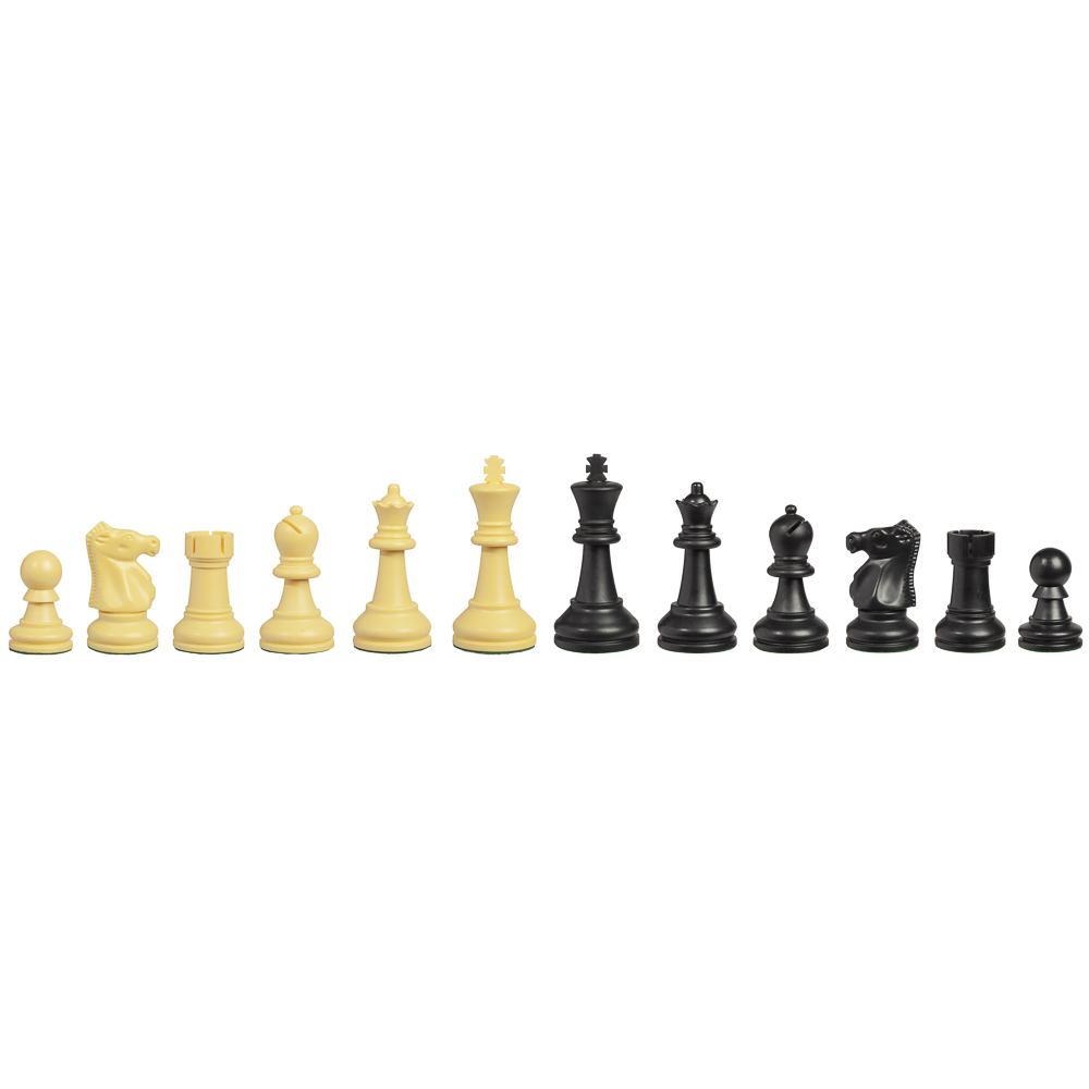 Ultimate Tournament Staunton Chessmen with 3.75 Inch King & Triple ...