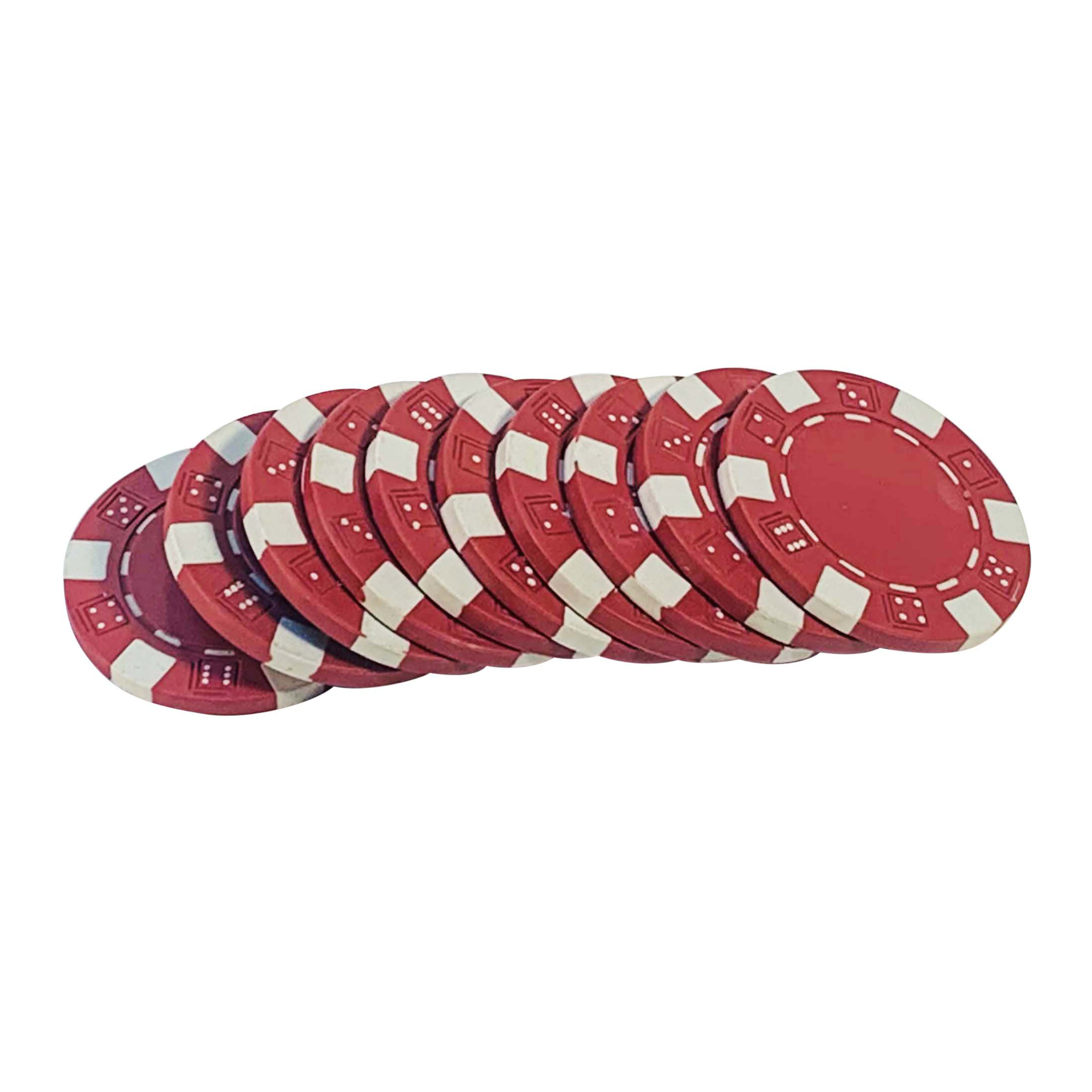 WE Games Clay Poker Chips, Gram, Set 50, Red – Wood Expressions