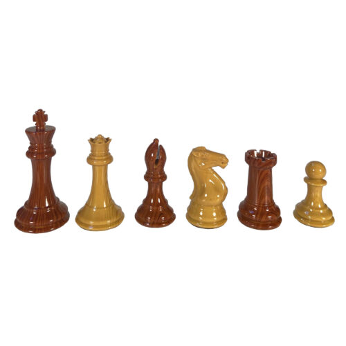 wood grain spruce-tek chess pieces