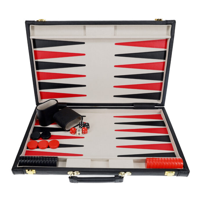 18 inch travel tournament backgammon set