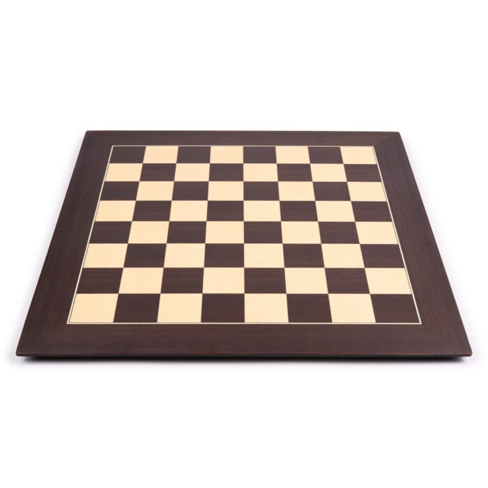 Deluxe Wenge Wood Chess Board - Handmade in Spain, 20 in.